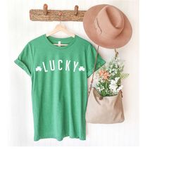womens st pattys shirt - lucky shirt - shamrock shirt - st patricks day shirt - womens st paddys - cute st pattys shirt