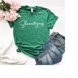shenanigans shirt- irish shirt- shamrock shirt- st. patrick's day shirt- lucky shirt- lucky shirt women- st patty's day