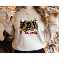 joy to the world sweat-shirt, christmas sweatshirt, farm truck sweater, christmas gift shirt, winter holiday sweatshirts