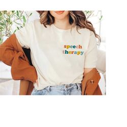 it's a good day to help tiny humans communicate sweatshirt, speech language therapy shirt, slp shirt, gift for slp, lang