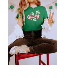 lucky shirt, retro st patricks day shirt, st patricks day shirt, cute st pattys shirt, st patrick tee, patricks lucky sh
