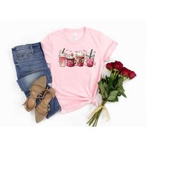 valentines day coffee sweatshirt, cute heart t-shirt, valentines day sweatshirt, plus size valentines day sweatshirt, va