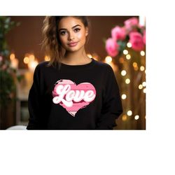 retro love shirt, valentine's day shirts, cute love tee shirt, heart shirt, valentine's day shirt for women, valentines