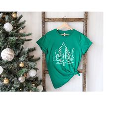 christmas shirt, joyful shirt, women's christmas shirt, merry and bright shirt, women's holiday shirt, christmas shirt,