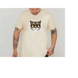 funny cat middle finger t-shirt, middle finger shirt, finger shirt, fuck you shirt, girl power shirt, feminist shirt, ba
