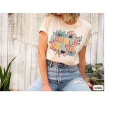 fourth grade teacher shirts, retro 4th grade teacher crew tee, elementary back to school squad, vintage grade level tshi