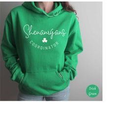 shenanigans coordinator hoodie, st patrick's day sweater, irish sweatshirt, st patricks day drinking shirt, matching st