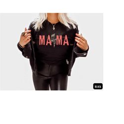 mama rock and roll shirt, rocker mama shirts, rockstar mother tshirt, new mom t-shirt, cool mothers day gift for new mom