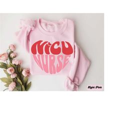 nicu nurse valentines sweatshirt, retro nicu valentine's day shirt, neonatal intensive care unit, neonatal icu nurse gif