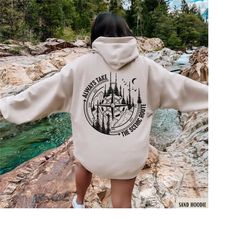 camping hoodie, compass sweatshirt, hiking sweater, camper shirt, gift for campers, camp adventure hoodie, hiker outfit,