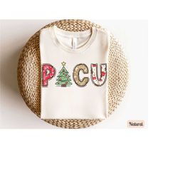 picu christmas shirt, picu nurse xmas t-shirt, pediatric intensive care unit tee, pediatric icu nurse tshirt, gift for p