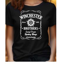 supernatural shirt, winchester brothers shirt, funny supernatural gift, sam and dean fan shirt, supernatural lover gift,