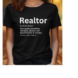 realtor shirt, real estate shirt, realtor definition shirt, funny real estate shirt, gift for realtor, real estate agent