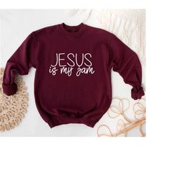 jesus is my jam sweatshirt, christian sweatshirt, religious gifts, jesus is king, christian clothing, christian apparel,