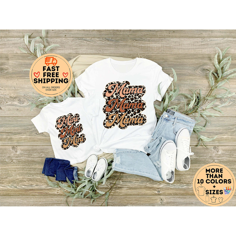 Mama Mini shirt, Matching Mommy and Me Shirt, Mommy and Me Outfits, Mom and Daughter Shirt, Mama Mini Tshirt, Mommy and Me TShirt, Kid Shirt.jpg