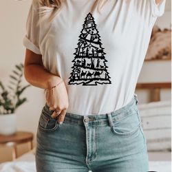 nativity scene shirt, christian christmas shirt, true story nativity, religious christmas gifts, jesus christmas shirt,