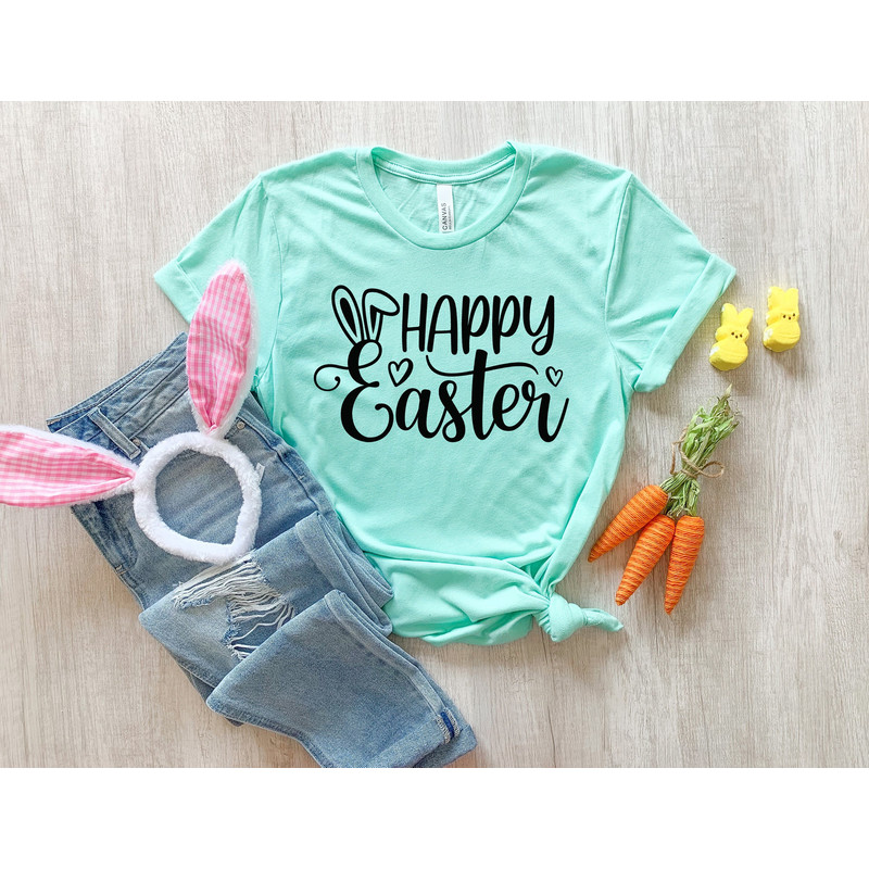 Happy Easter Bunny Shirt, Easter Vibes Shirt, Easter Bunny Shirt, Easter Bunny Ears Shirt, Easter Family Shirt, Happy Easter Shirt.jpg