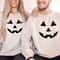 Happy Face Couple Matching Sweatshirt, Halloween Couple Matching Sweatshirt, Halloween Woman Shirt, Halloween Man Shirt, Halloween Gift.jpg