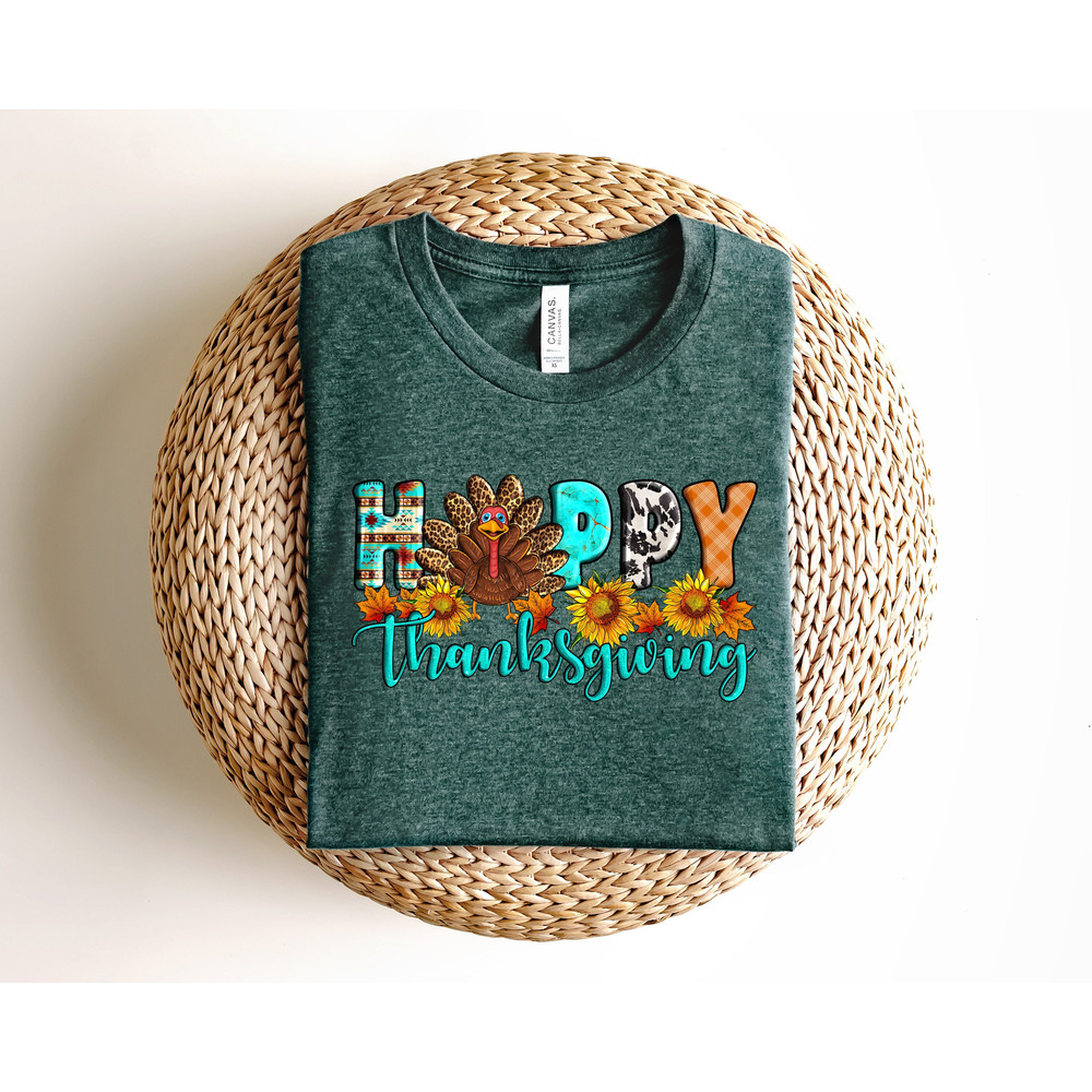 Happy Thanksgiving Shirt, Happy Thanksgiving Turkey Shirt, Pumpkin Season Shirt, Thanksgiving Sweatshirt, Thanksgiving Pumpkin Sweatshirt.jpg