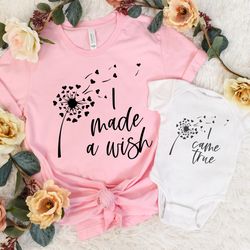 i made a wish shirt, i came true shirt, mama shirt, mini shirt, new mom shirt, mama mini shirt, happy mothers day shirt,