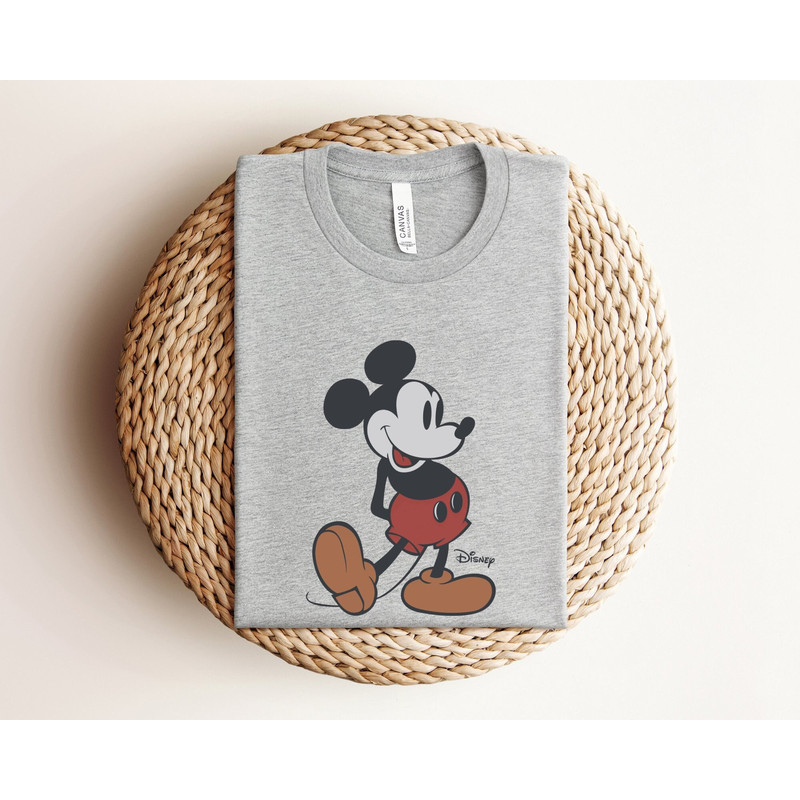 Disney Classic Mickey Mouse Pose Shirt, Mickey Shirt, Disneyland Holiday Vacation Shirt, Disney Retro Shirt, Disney Family Shirt, Disney Tee.jpg