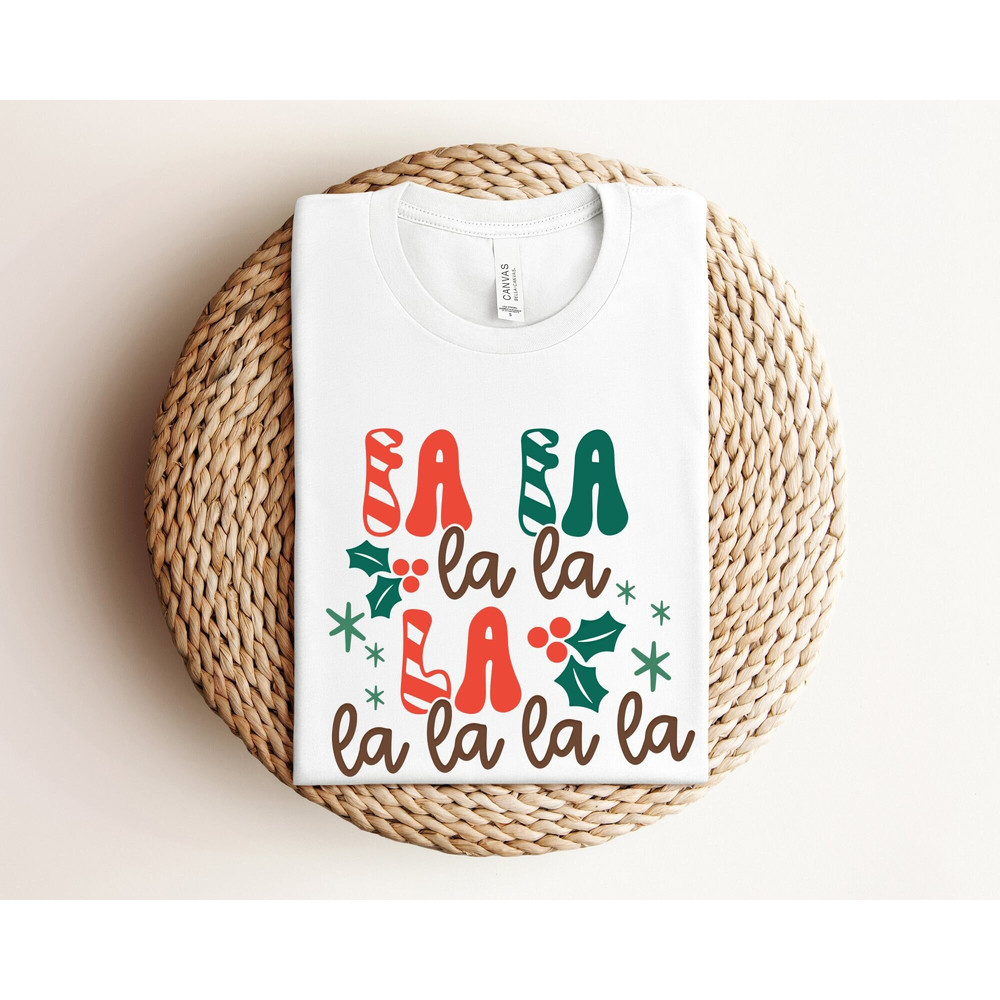 Fa La La La Christmas Shirt, Retro Christmas Tree Shirt, Retro Christmas Shirt, Cute Christmas Shirt, Funny Christmas Shirt, Christmas Gift.jpg