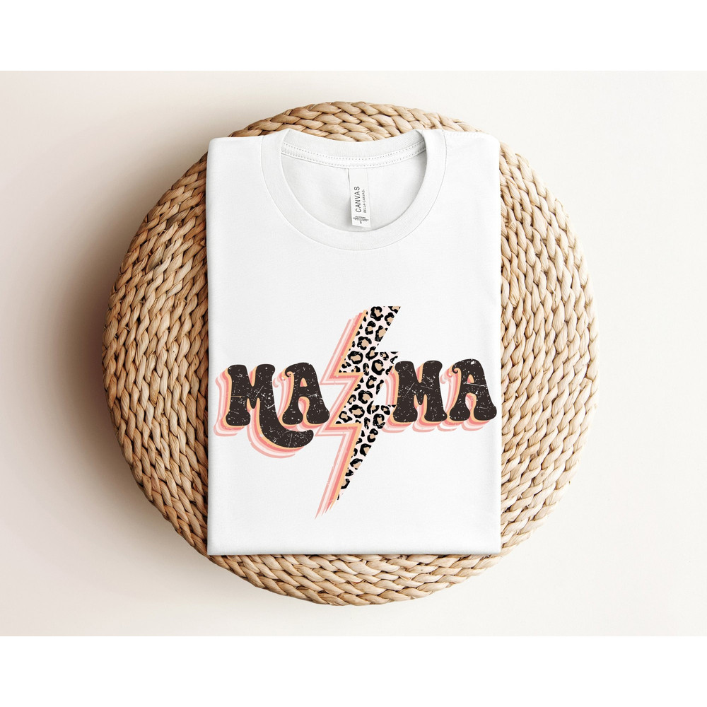 Retro Mama Shirt, Leopard Mama Shirt, Mom Life Shirt, Girl Mama Shirt, Motherhood Shirt, Cute Mom Shirt, Mothers Day Gift, Mama T-shirt.jpg
