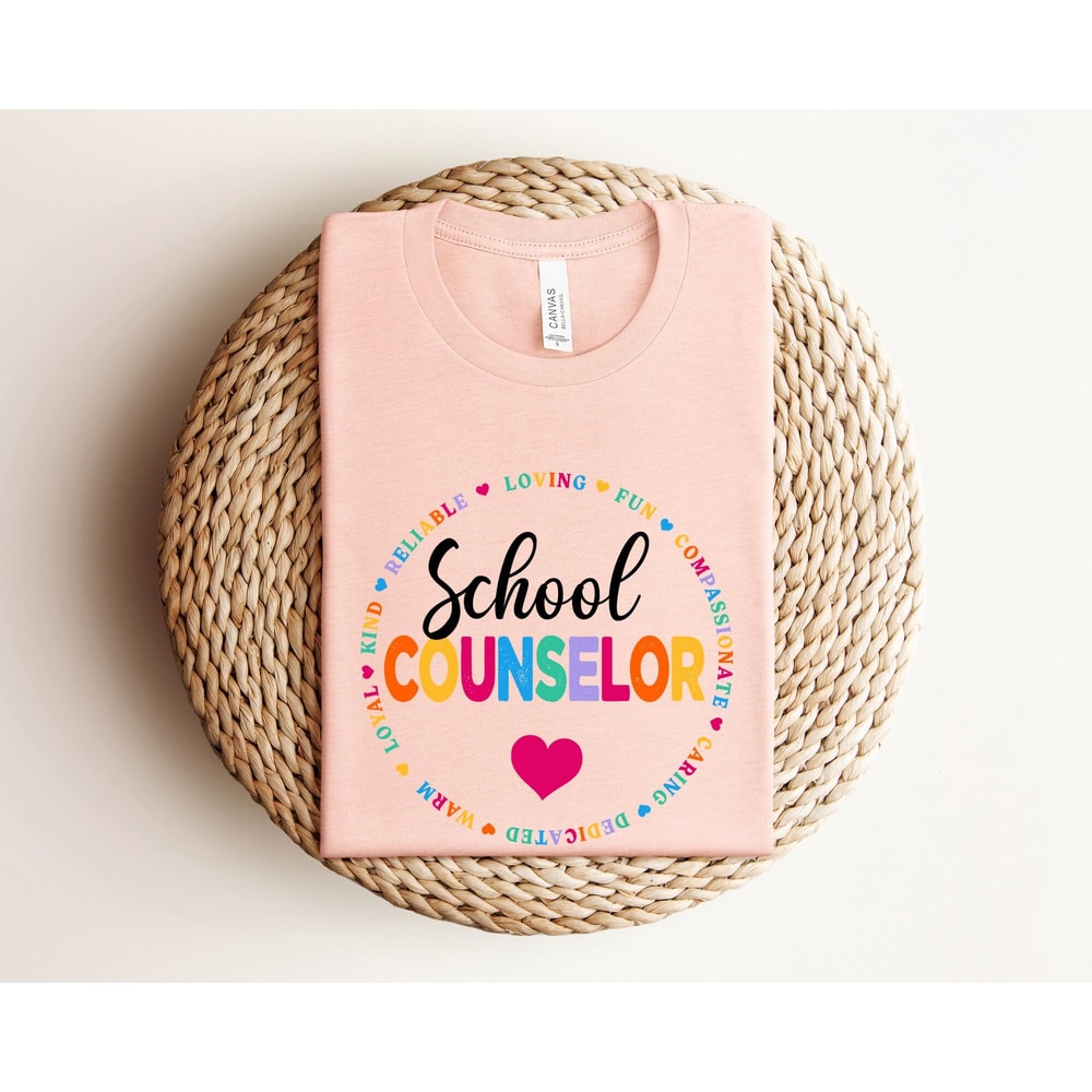 School Counselor Shirt For Women, School Counselor Shirt, Cute School Counselor Shirt, Back To School Gift, School Counseling, Therapy Shirt.jpg