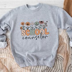 school counselor sweatshirt, school counselor gift, gift for school counselor, school counselor crewneck, first day of s