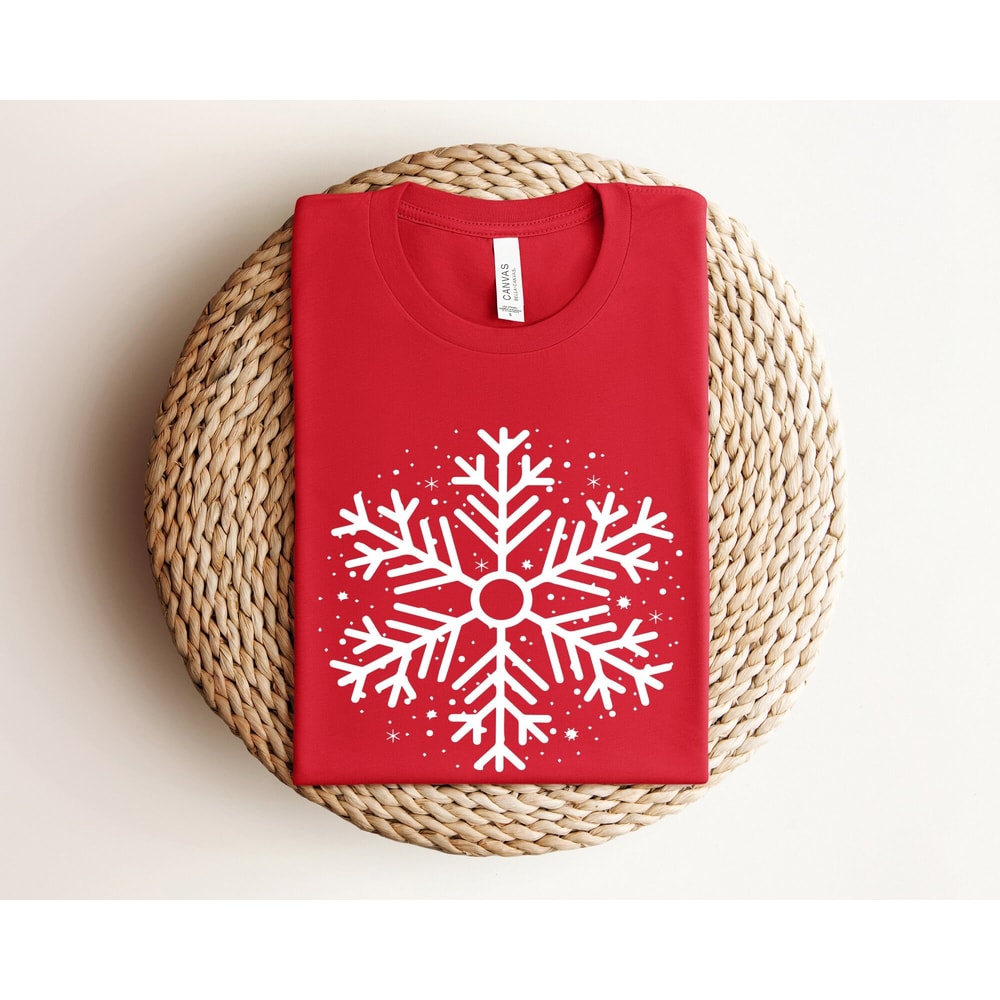 Snowflake Shirts, Christmas Party Shirt, Holiday Funny Shirt, Women Christmas Shirt, Snowflake Winter Christmas Shirts, Christmas Shirt.jpg