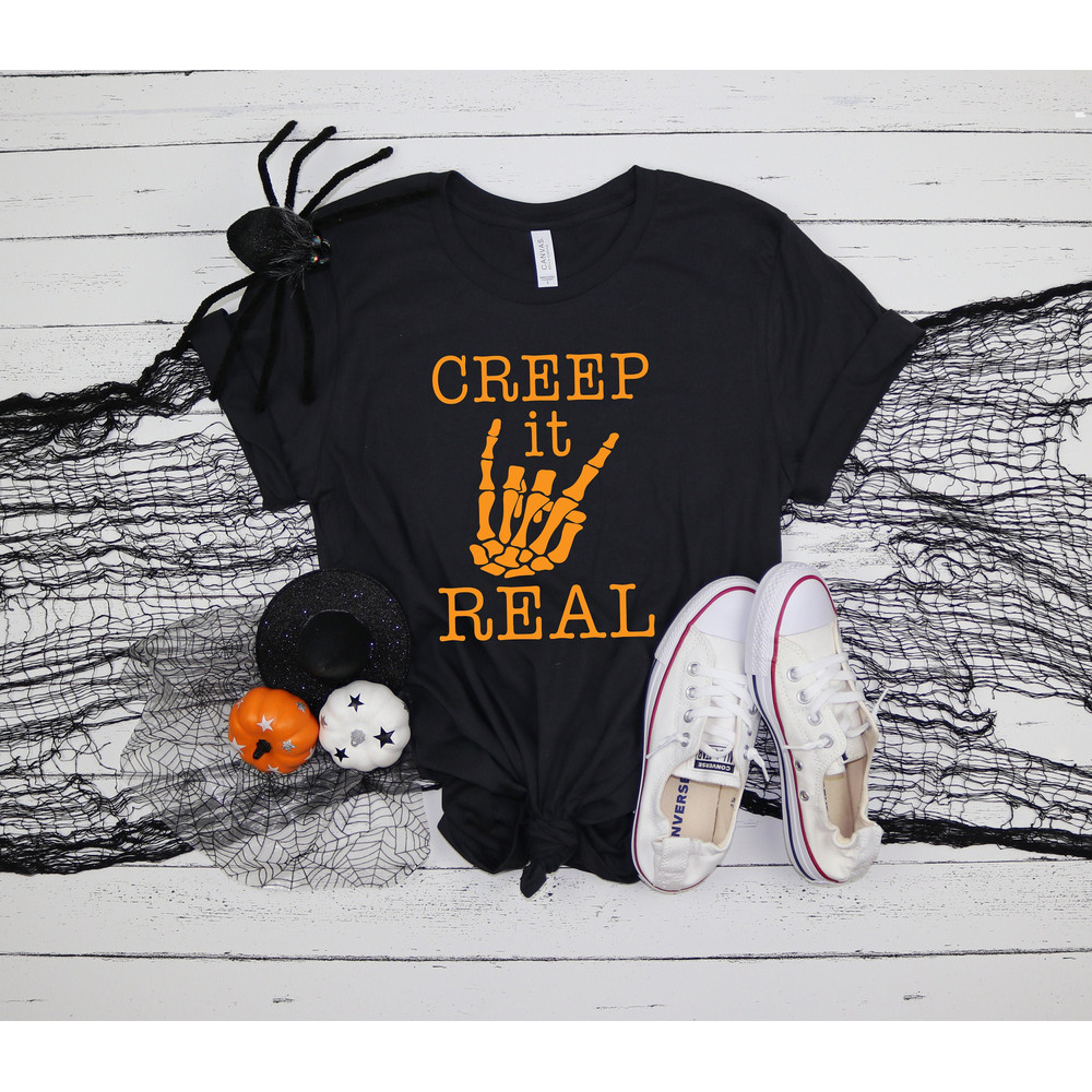 Creep It Real Shirt, Halloween Shirts, Halloween 2020 Shirt, Creepy Shirt, Halloween Outfits, Halloween Funny Shirt, Family Matching Shirts.jpg