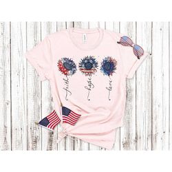 faith hope love america 4th of july shirt, funny 4th of july shirt, cool shirt, 4th of july party matching family shirt,