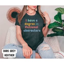 reading shirt, librarian shirt, fictional character tee, bookworm shirt, bookish book lover tee, teacher gift shirt, rea