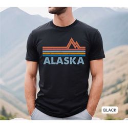 alaska shirt, ski shirt, national parks shirt, juneau shirt, alaska souvenir, retro mountain tee, travel shirt, hiking s