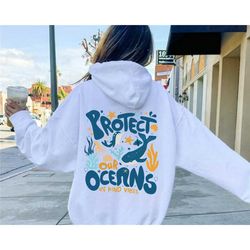 protect our oceans hoodie, respect the locals hoodie, save the ocean shirt, beach tshirt, coconut girl aesthetic shirt,