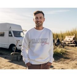 daddy claus sweatshirt, better not pout christmas sweatshirt, christmas shirt, christmas gift for her, christmas gift, c