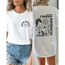 choose kindness tee, kindness matters teevintage inspired cotton t-shirt, unisex tee, comfort colors t-shirt, oversized