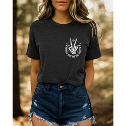 people give me the creeps t-shirt, horror shirt, horror gift for men, halloween shirt, skeleton hand tee, witch vibes sh