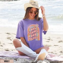 groovy bus driver shirt, boho bus driver gift retirement, favorite bus driver appreciation, school bus driver divas crew