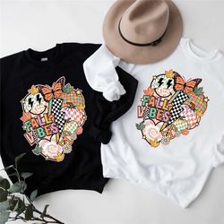 retro fall vibes shirt,boho smiley face autumn shirt,spooky season halloween sweatshirt,fall vibes matching sweatshirt ,