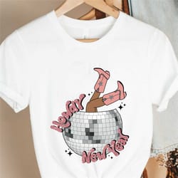 howdy new year shirt,western 2024 shirt,howdy new year sweatshirt,new year country disco ball shirt,best disco bride shi