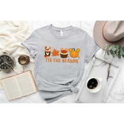 tis the season fall coffee shirt, thanksgiving, pumpkin spice, cute fall vibes, peace love thanksgiving, family thanksgi
