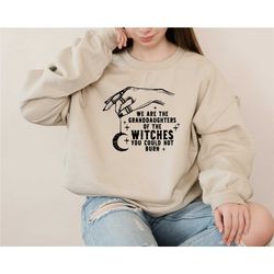we are the granddaughters of the witches you could not burn shirt, salem witch shirt, witchy clothing, mystic shirt, moo