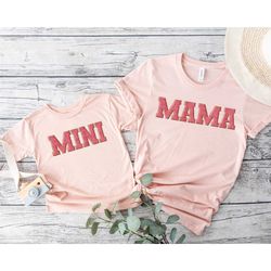 mama and me shirt, mama shirt, mommy and me outfit, mini shirt, matching mommy and mini shirt, cute gift, christmas gift