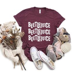 beetlejuice beetlejuice beetlejuice shirt, halloween shirt, fall clothing, cute halloween tee, beetlejuice tee shirt, fa