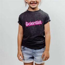 girl b doll scientist youth shirt, science teacher shirt, scientist shirt, student shirt, gift for teacher, back to scho