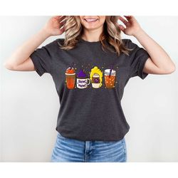 fall coffee shirt, cute halloween fall shirt, witch coffee lover shirt, pumpkin spice latte drink cup, psl lover, thanks
