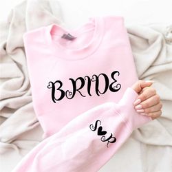 personalized gift for bride, bride sweatshirt, engagement gift, bridal shower gift, future mrs sweatshirt, bridesmaids s