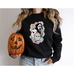 horror halloween t-shirt, michael myers, jason voorhees, scream movie, friday the 13th, horror movie shirt, spooky seaso