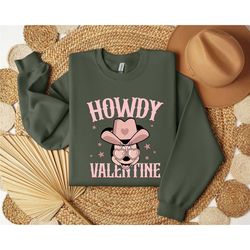 howdy valentine shirt, western valentines sweatshirt, valentines mouse, magical valentines, cute valentine, retro valent